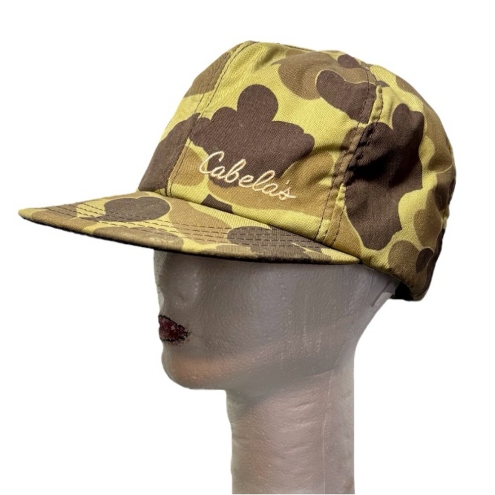 CABELA’S Vintage Camo Snapback Cap with Ear Flaps